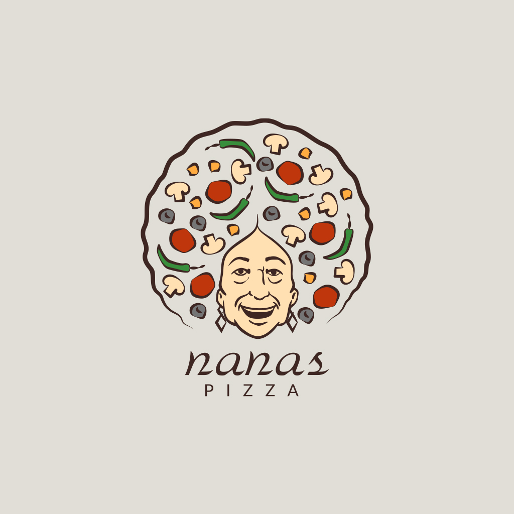 NansPizza Logo design